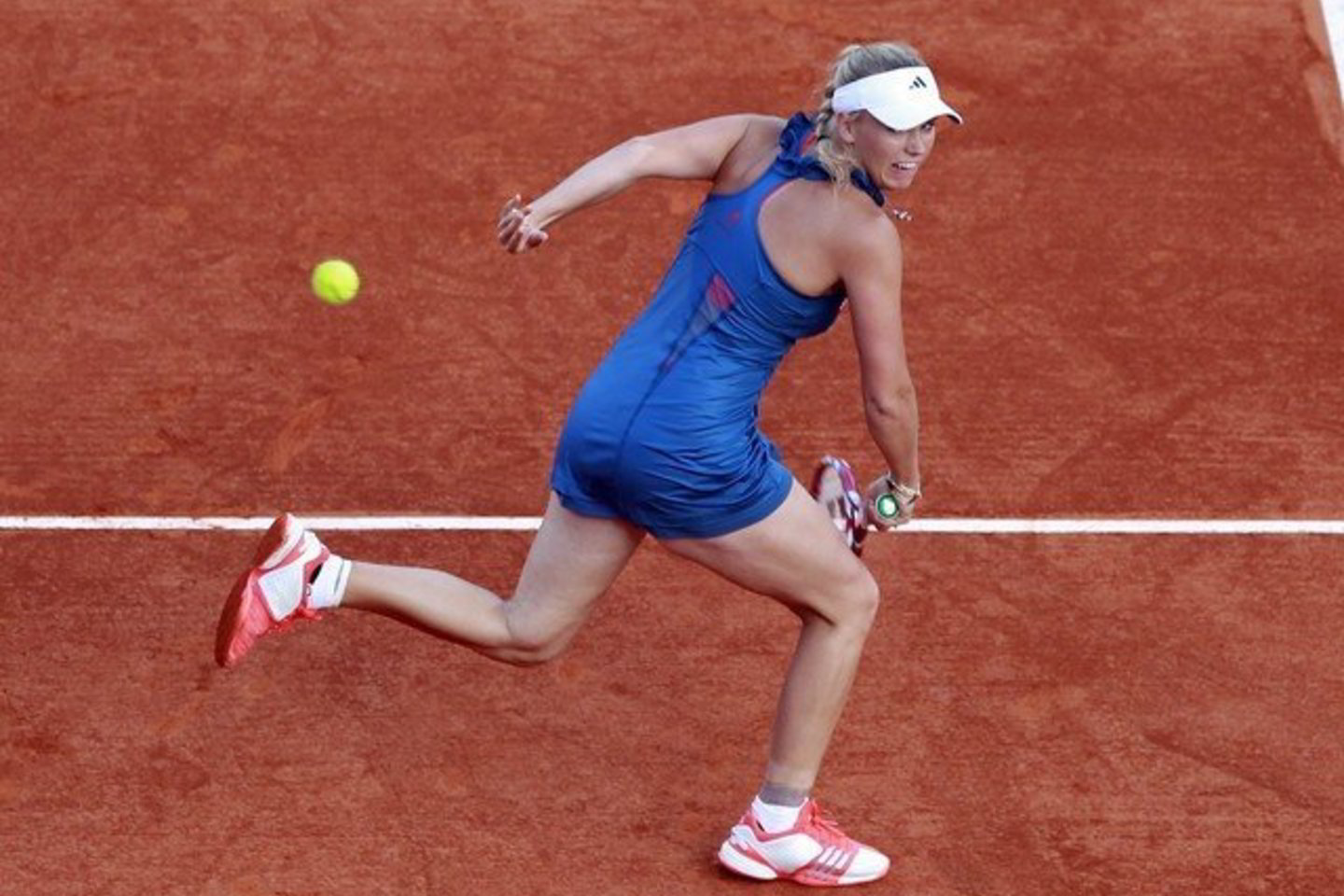 C.Wozniacki tęsia kovą.