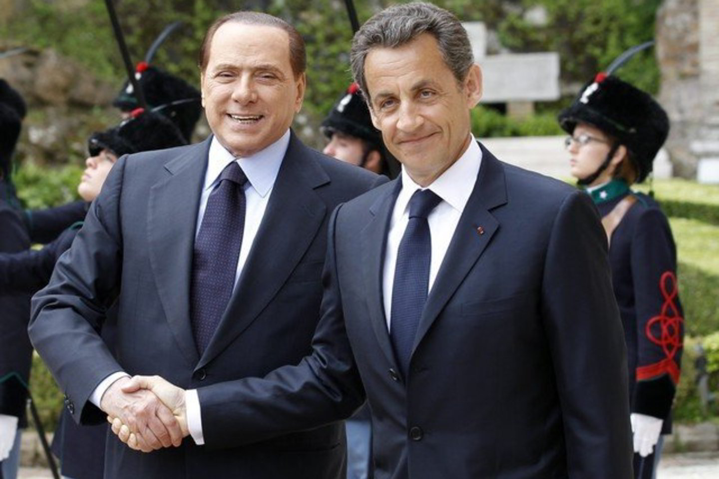 S.Berlusconi ir N.Sarkozy.