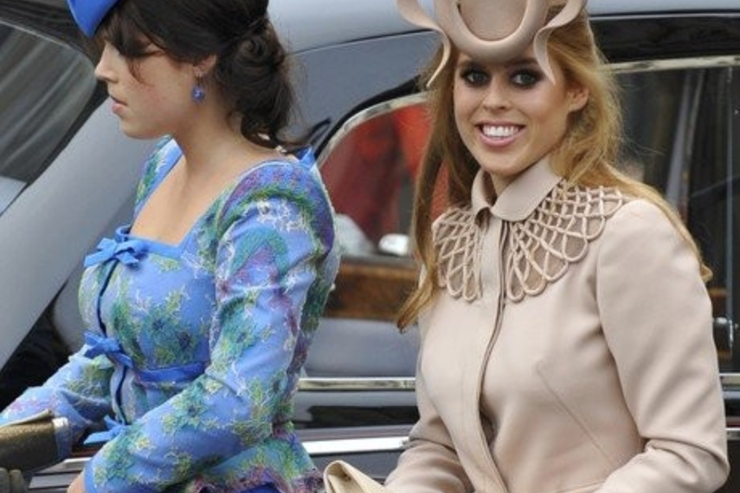 Didžiosios Britanijos princesės Beatrice ir Eugenie.