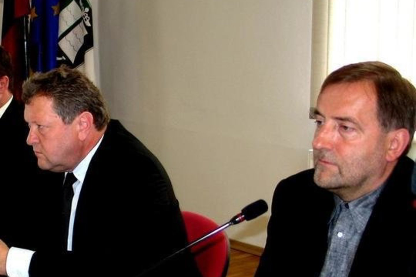 Š.Laužikas (dešinėje) - Tėvynės sąjungos - Lietuvos krikščionių demokratų Šilutės skyriaus lyderis.