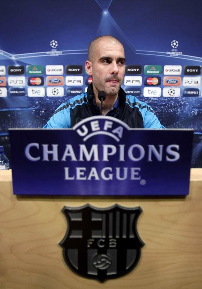 J.Guardiola kalbėdamas apie savo žaidėjų elgesį aikštėje per pirmąsias UEFA Čempionų lygos pusfinalio rungtynes su „Real“ ekipa teigia, kad tai, kas buvo praeityje - lieka praeityje