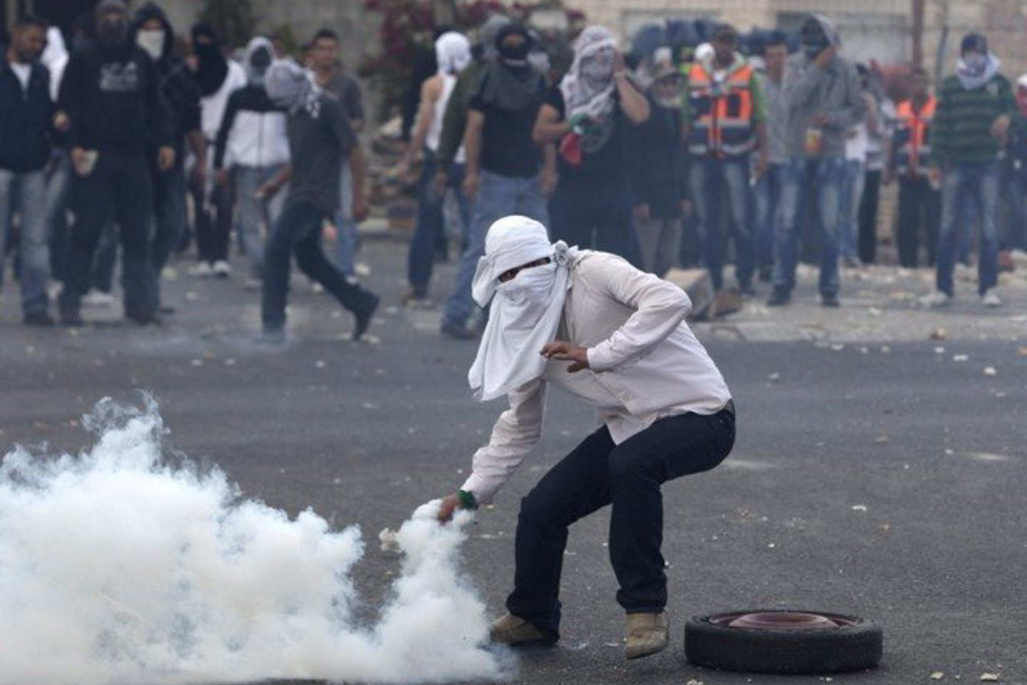 Abi pusės dar labiau įsisiautėjo, nes palestiniečiai ruošiasi sekmadienio „katastrofos dienai“.