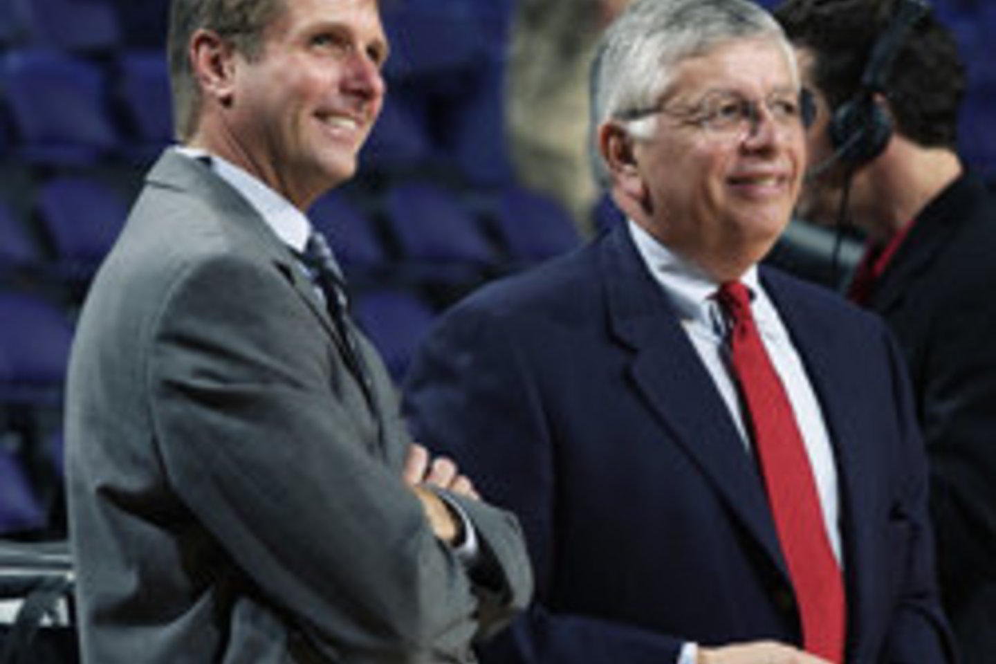 R.Weltsas ir NBA komisaras D.Sternas kartu dirbo ne vienerius metus