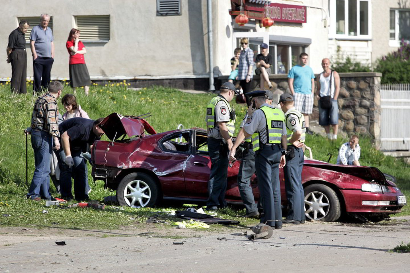 Vienas automobilio partrenktas žmogus mirė įvykio vietoje.