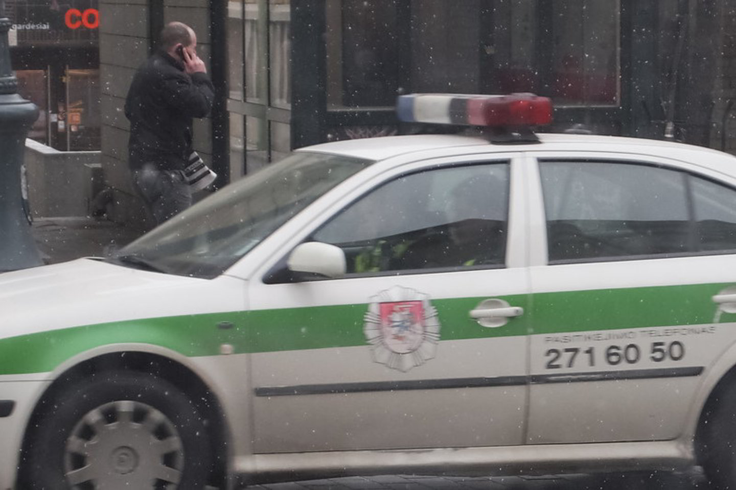 Policija sulaikė įtariamąjį.