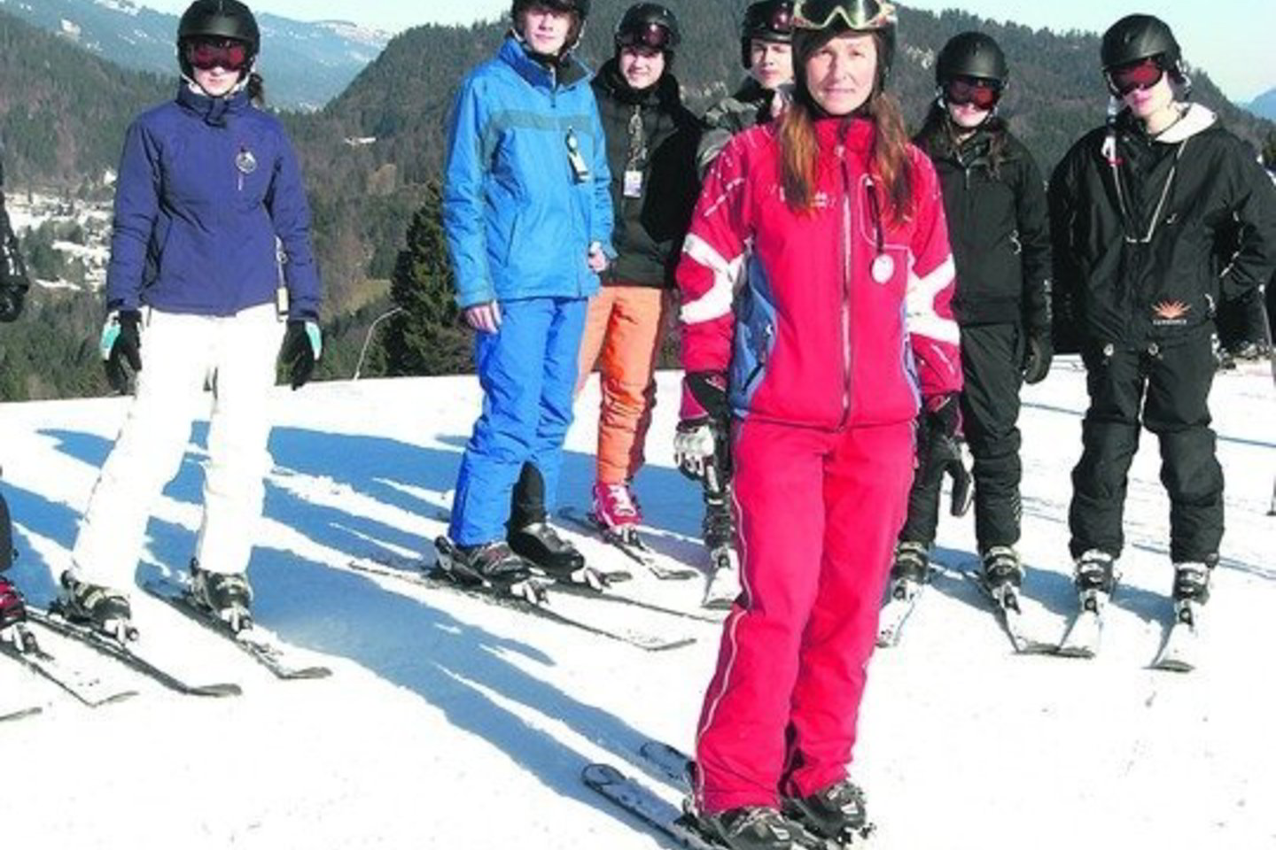 „Eurovizijos” transliacijos metu Lietuvą pristatė Bavarijoje slidinėjimo instruktore dirbanti K.Varnaitė.
