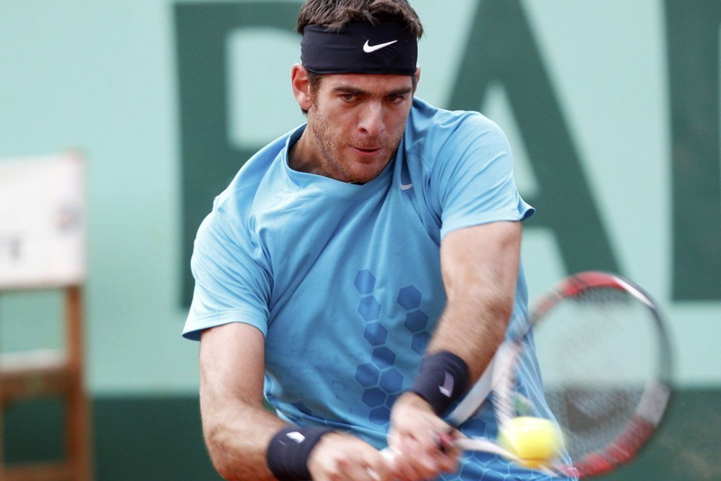J.M.Del Potro buvo rungtynėse su N.Djokovičiumi kėlė įtampą, tačiau susitikimas buvo nutrauktas.