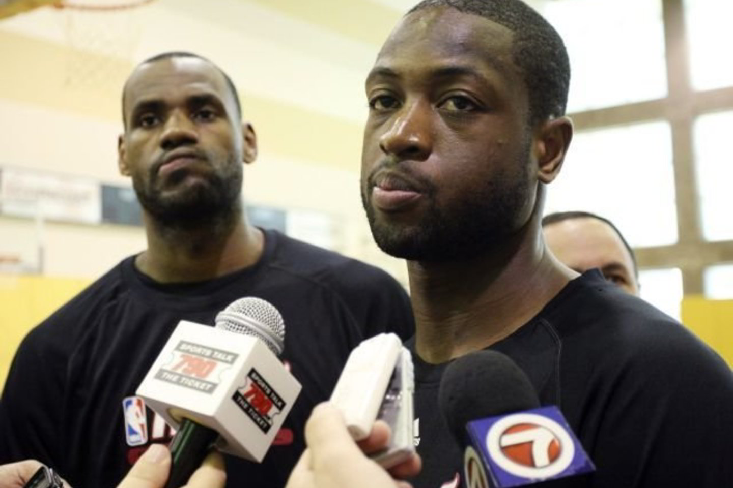 D.Wade'as (dešinėje) išmoko prisiderinti prie L.Jameso.