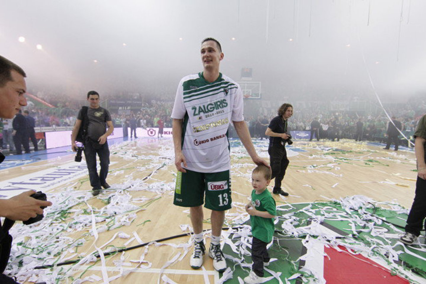 Šį sezoną neabejotinas žalgiriečių lyderis buvo kapitonas P.Jankūnas.