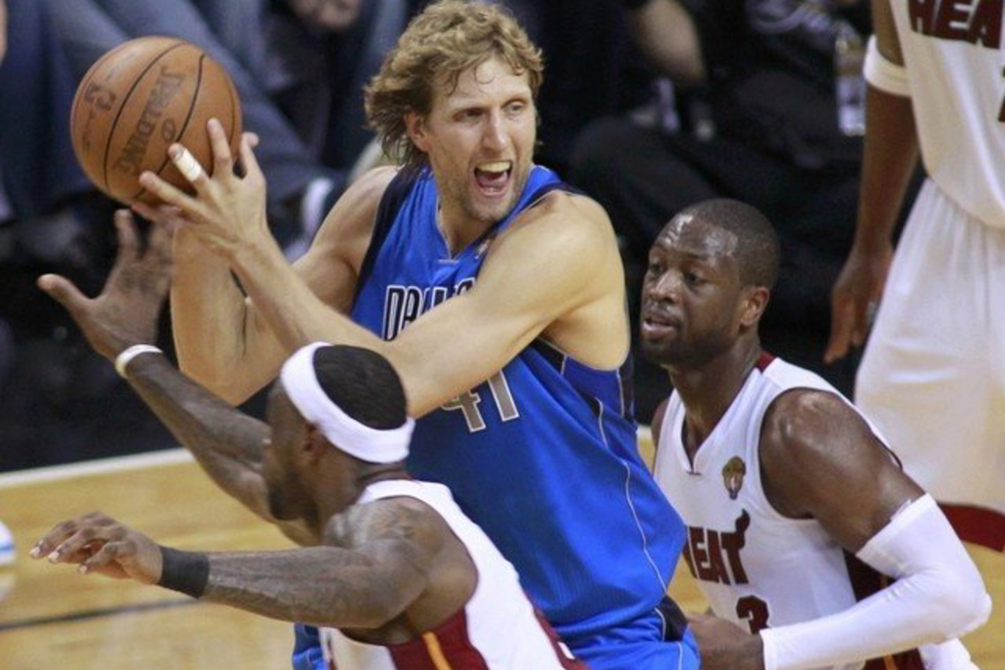D.Nowitzki įspūdingai žaidė tada, kai komandai to labiausiai reikėjo - pelnė paskutinius 7 komandos taškus.