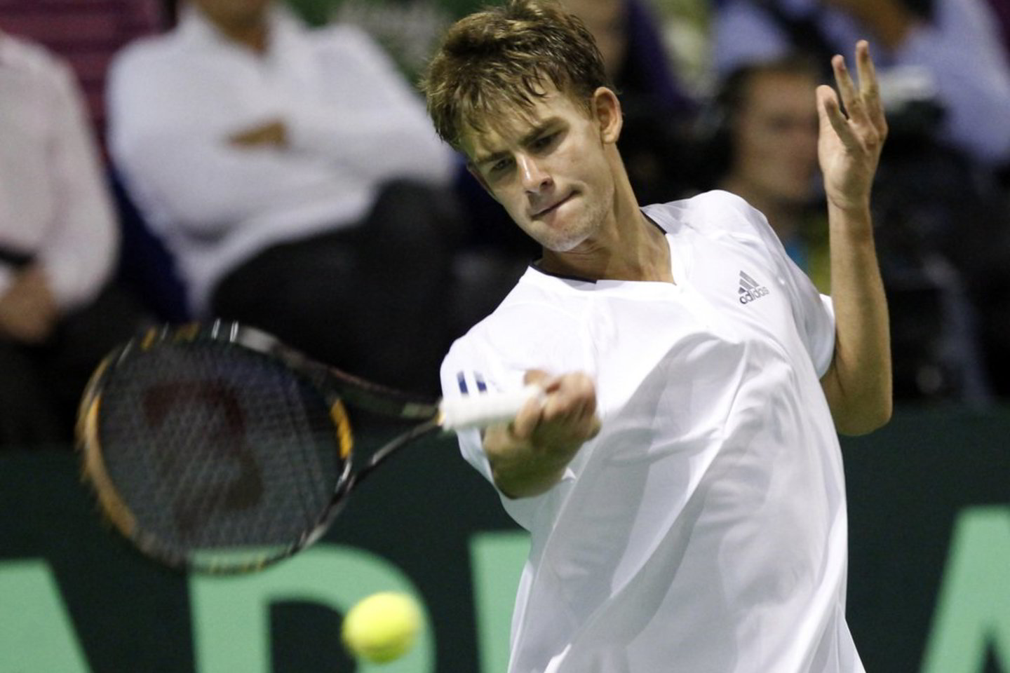 Patekdamas į aštuntfinalį, L. Grigelis užsitikrino vieną Teniso profesionalų asociacijos (ATP) reitingo tašką.