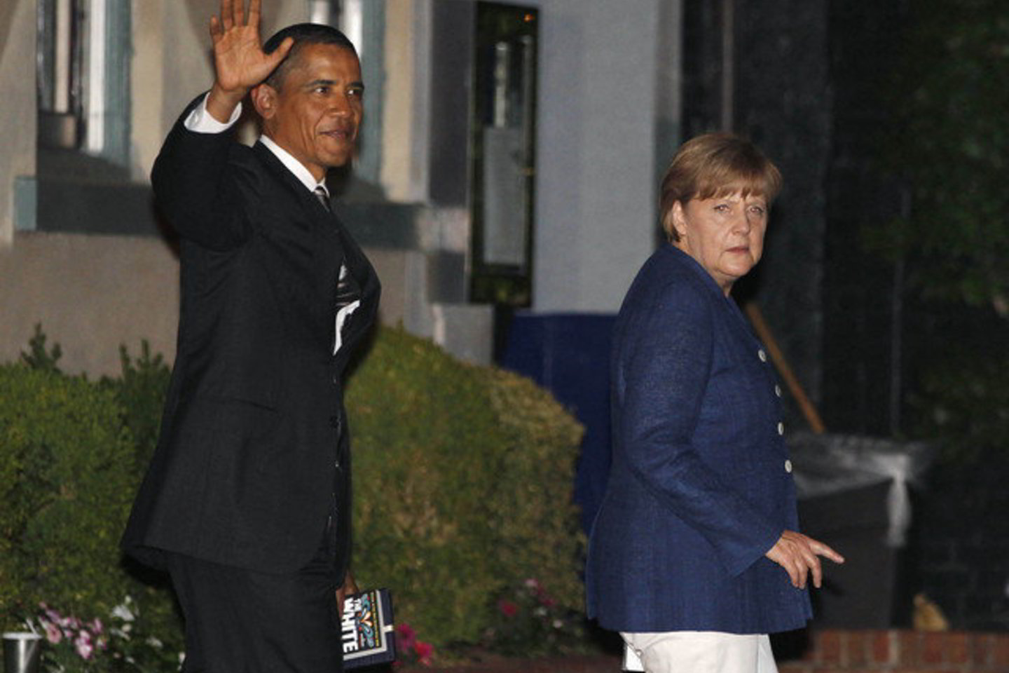 B.Obama ir A.Merkel pirmiausiai susitiko pirmadienio vakarą per vakarienę prabangiame Vašingtono rajone Džordžtaune.