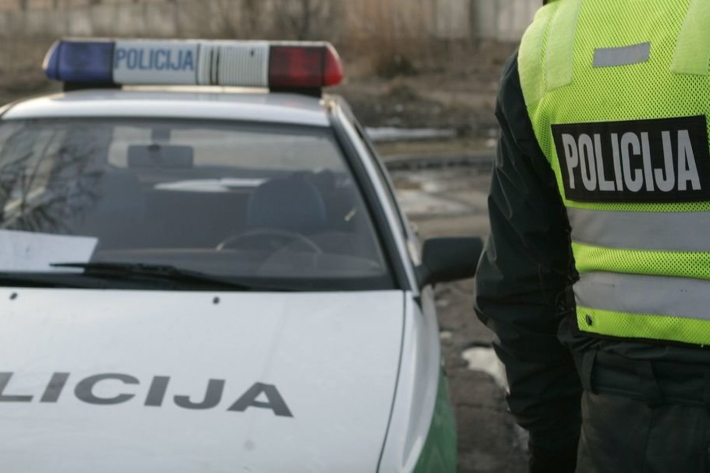 Kauno policijos patruliai netrukus sulaikė du įtariamuosius.