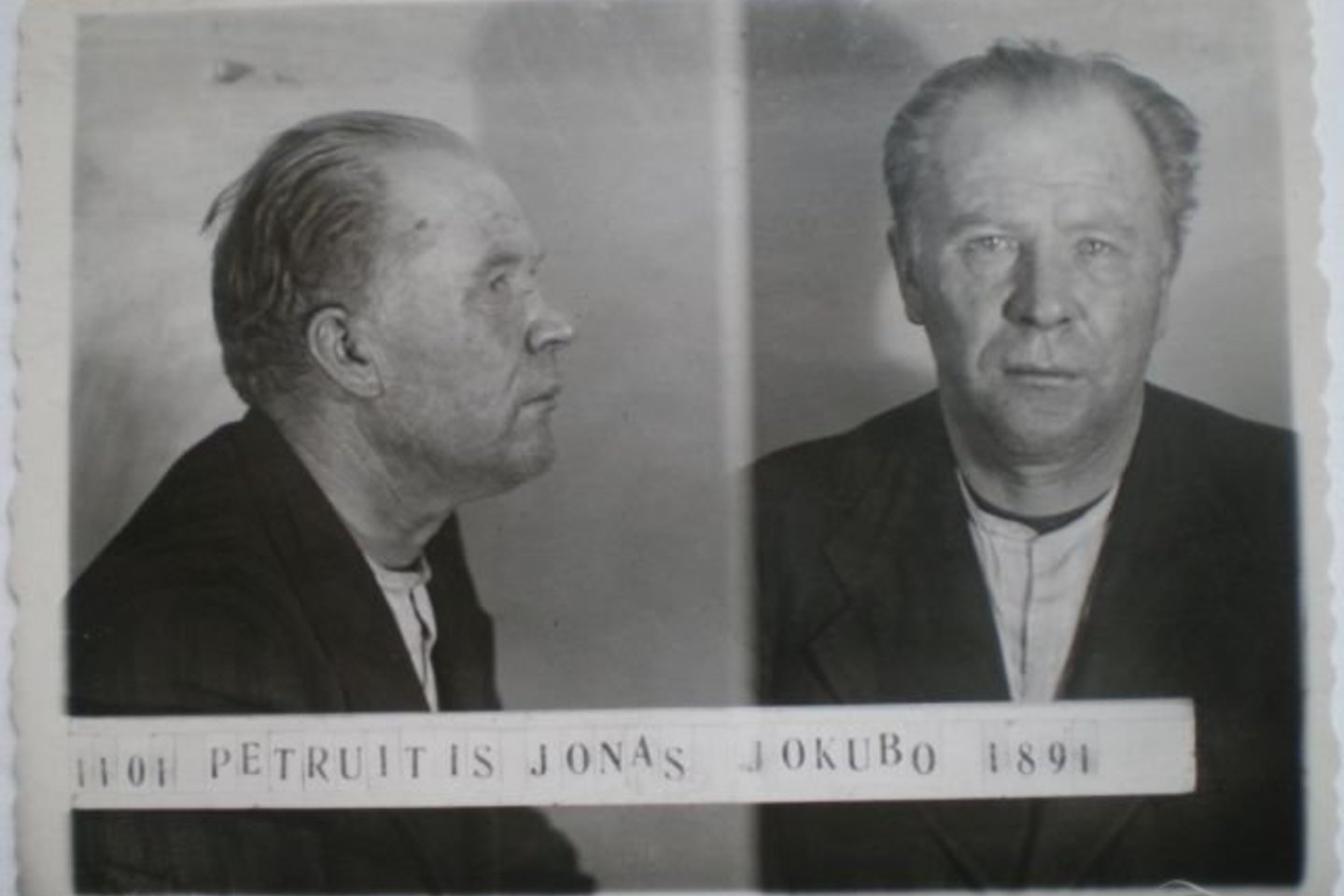 Jonas Petruitis Kauno kalėjime. 1941 m.