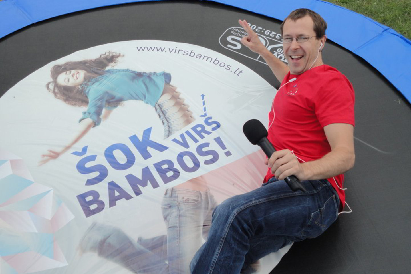 Pirmasis šuolis virš bambos neatsitiktinai patikėtas Vyteniui, mat neseniai radijo laidų vedėjas pats neatlygintinai davė kraujo.
