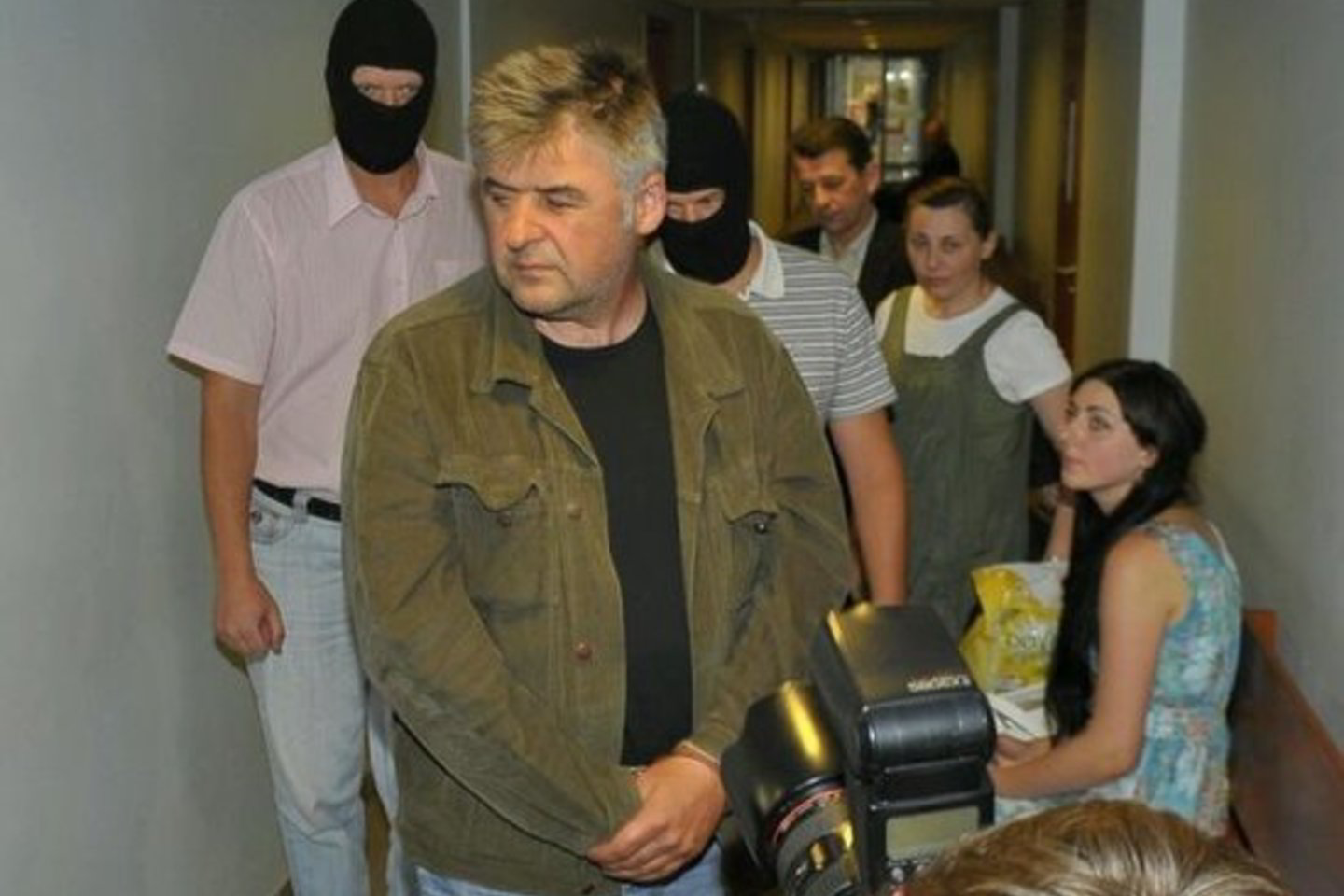 Vienas iš sulaikytų muitininkų.
