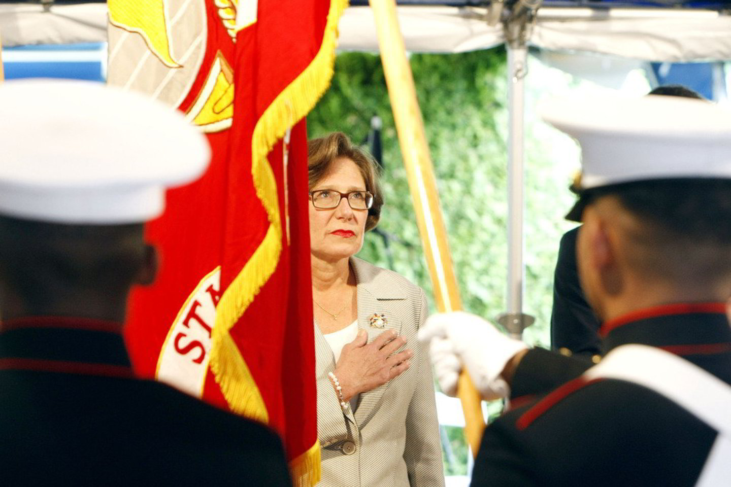 JAV ambasadorė A.Derse prakalbo anglų bei lietuvių kalbomis.