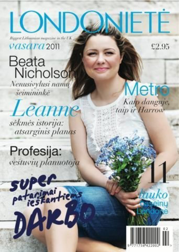 Beveik dešimt metų Anglijos sostinėje gyvenančiai B.Nicholson Londonas tapo namais.