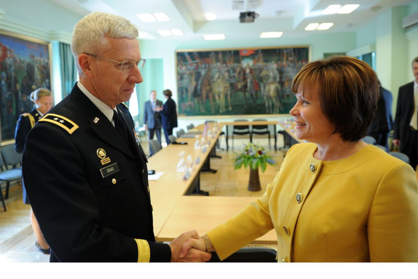 R.Juknevičienė susitiko su JAV Pensilvanijos nacionalinės gvardiju vadu gen. mjr. W.Craigu.