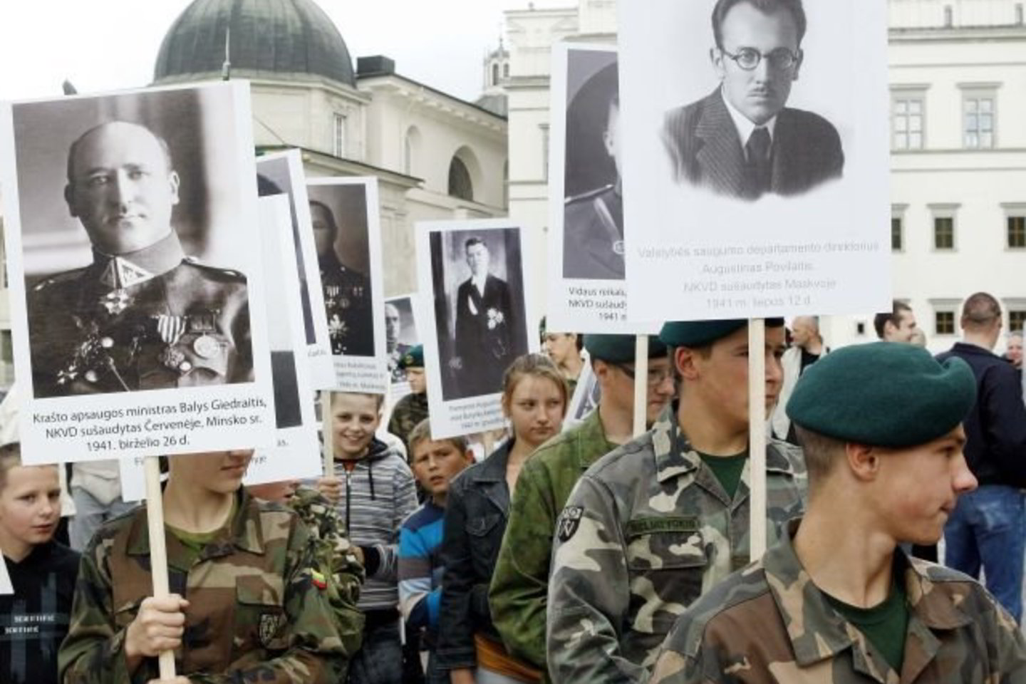 Vilniuje vyksta istorinio įvykio minėjimas.