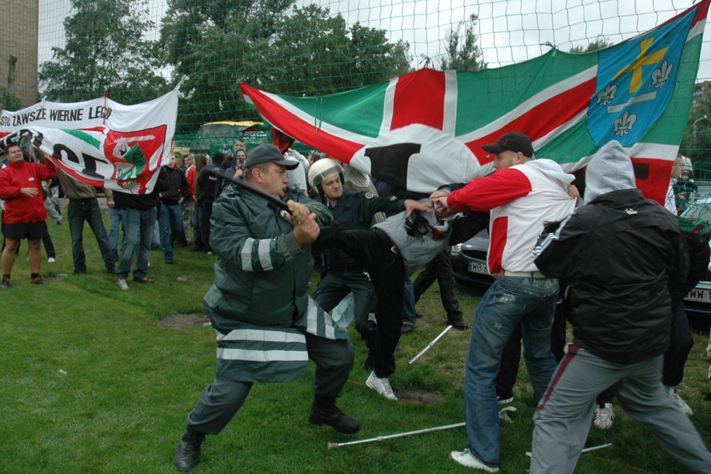Paskutinis "Legia" sirgalių apsilankymas Lietuvoje baigėsi riaušėmis.