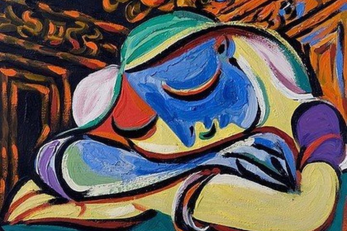 1935 metais tapytame paveiksle „Mieganti mergina“ („Jeune fille endormie“) vaizduojama dailininko mylimoji Marie-Therese Walter.