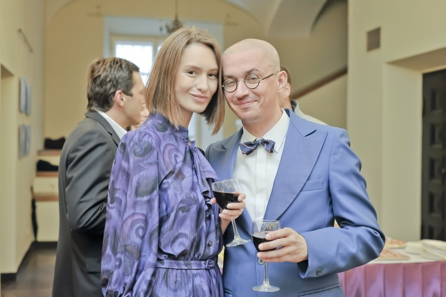 Dizainerį A.Pogrebnojų Monika įkvepia tarsi poetinė mūza.