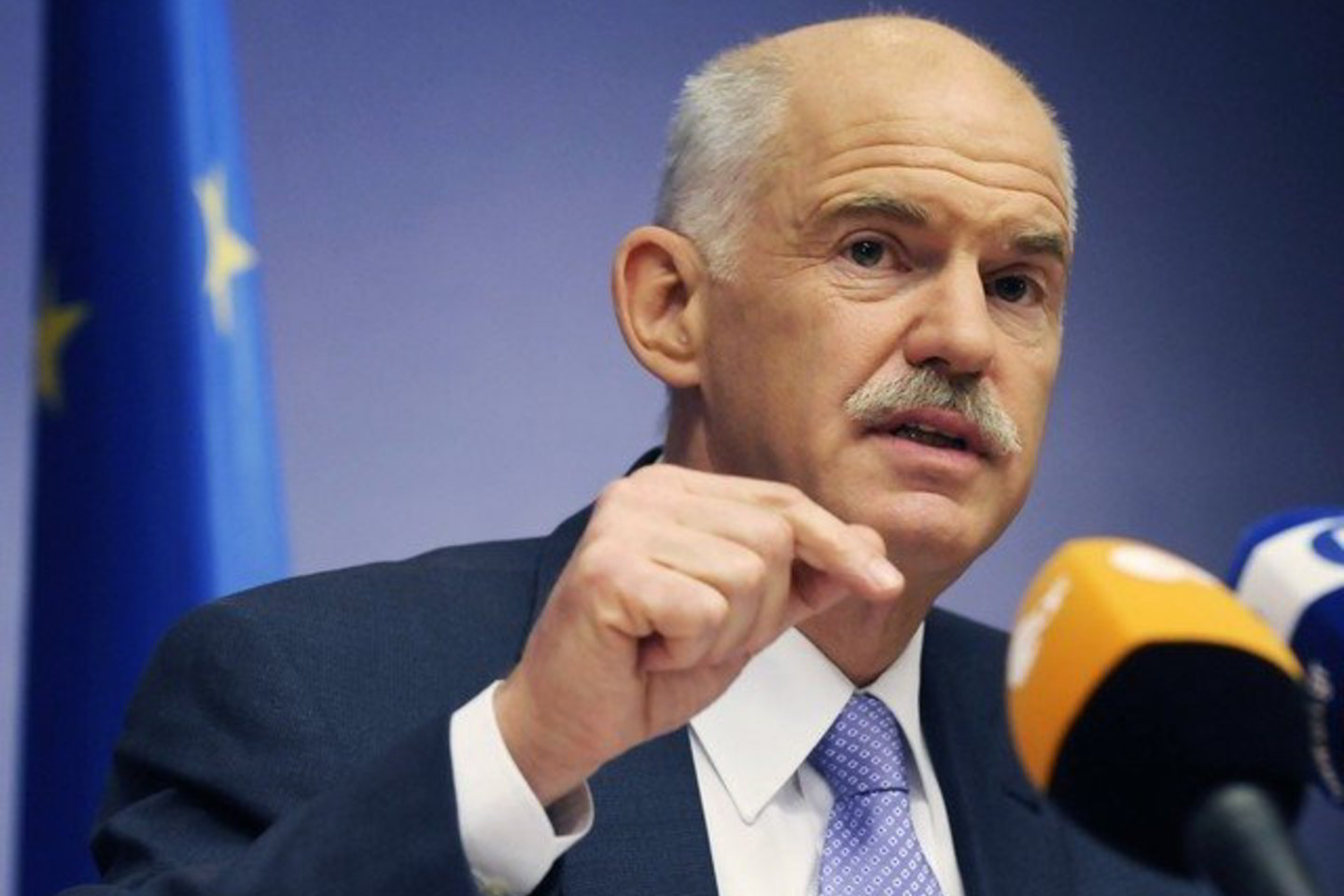Graikijos ministras pirmininkas George'as Papandreou'as taip pat dalyvavo Europos Vadovų Tarybos susitikime.