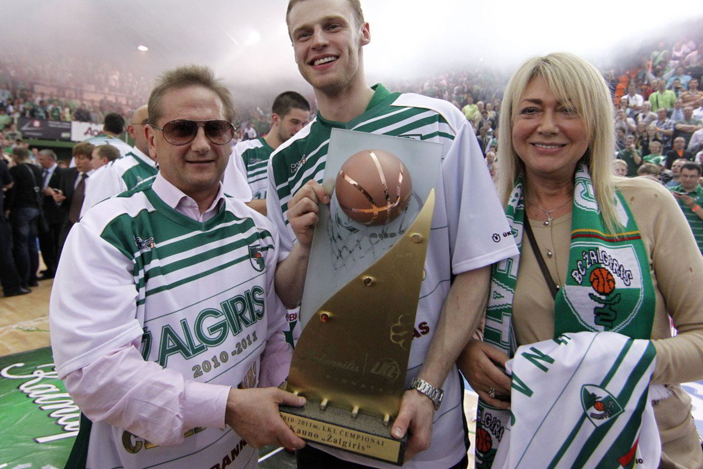 M.Pocius (viduryje) lieka Kauno „Žalgirio“ komandoje.