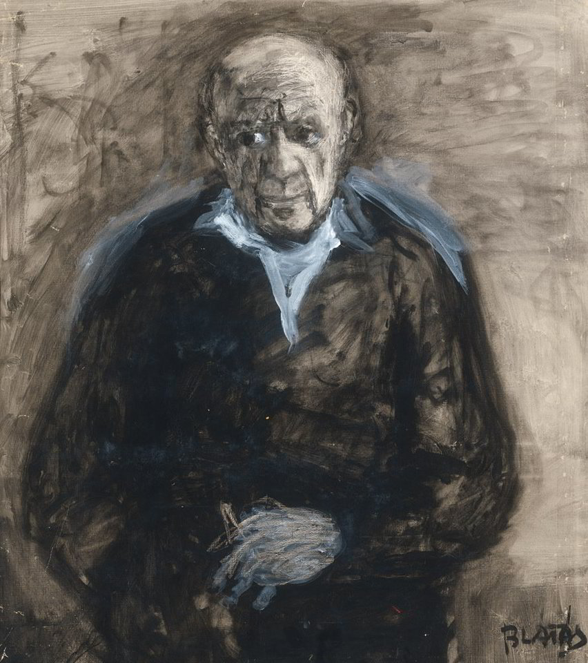 Arbit Blatas. Devyniasdešimtmetis Picasso. 8 deš. Drobė, aliejus. Lietuvos dailės muziejus.