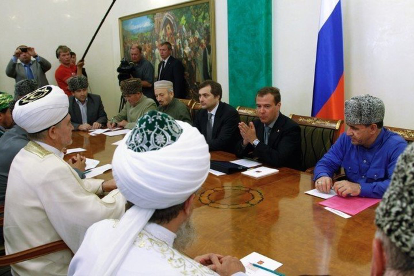 D.Medvedevas pažadėjo padėti Rusijos musulmonams.