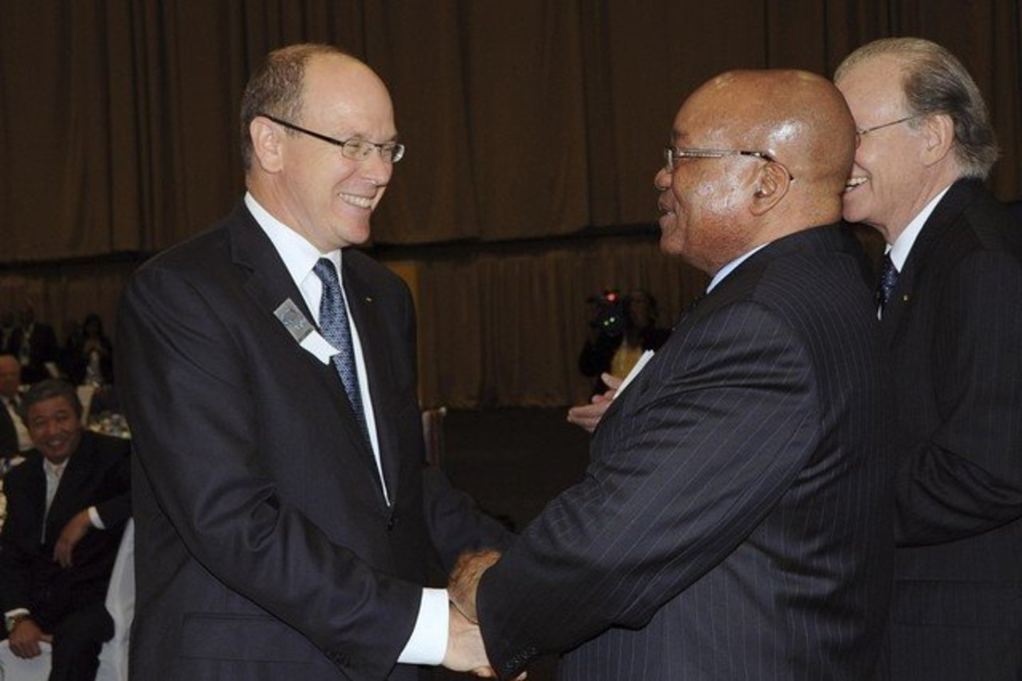 Monako princas Albertas Pietų Afrikos respublikoje susitinka su šalies prezidentu Jacobu Zuma.