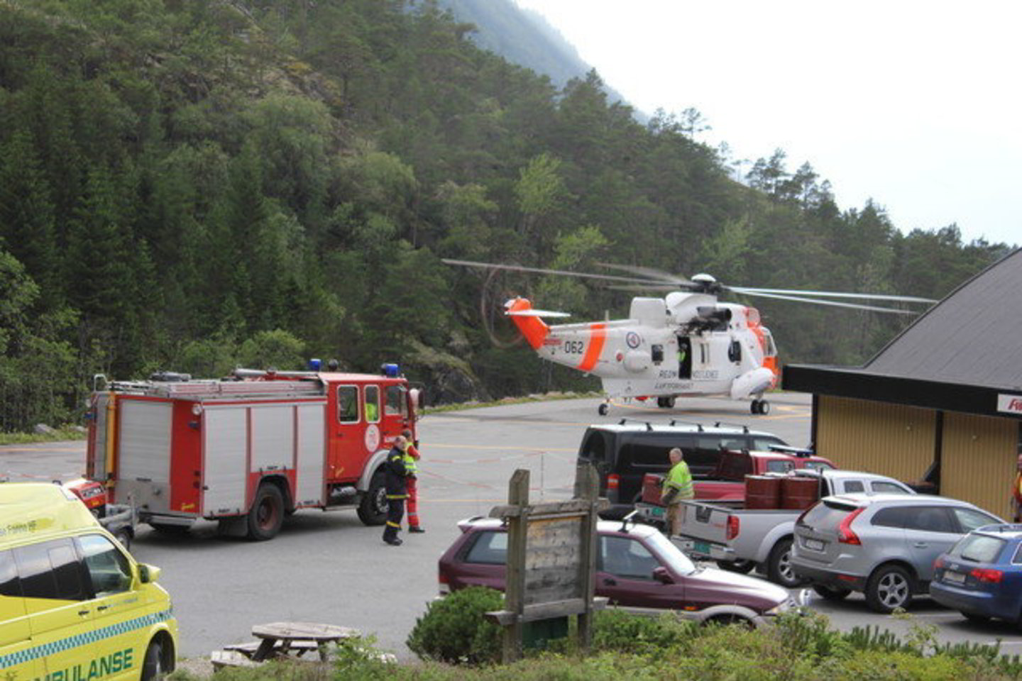 Nelaimė įvyko už 85 km į rytus nuo antrojo pagal dydį Norvegijos miesto Bergeno.