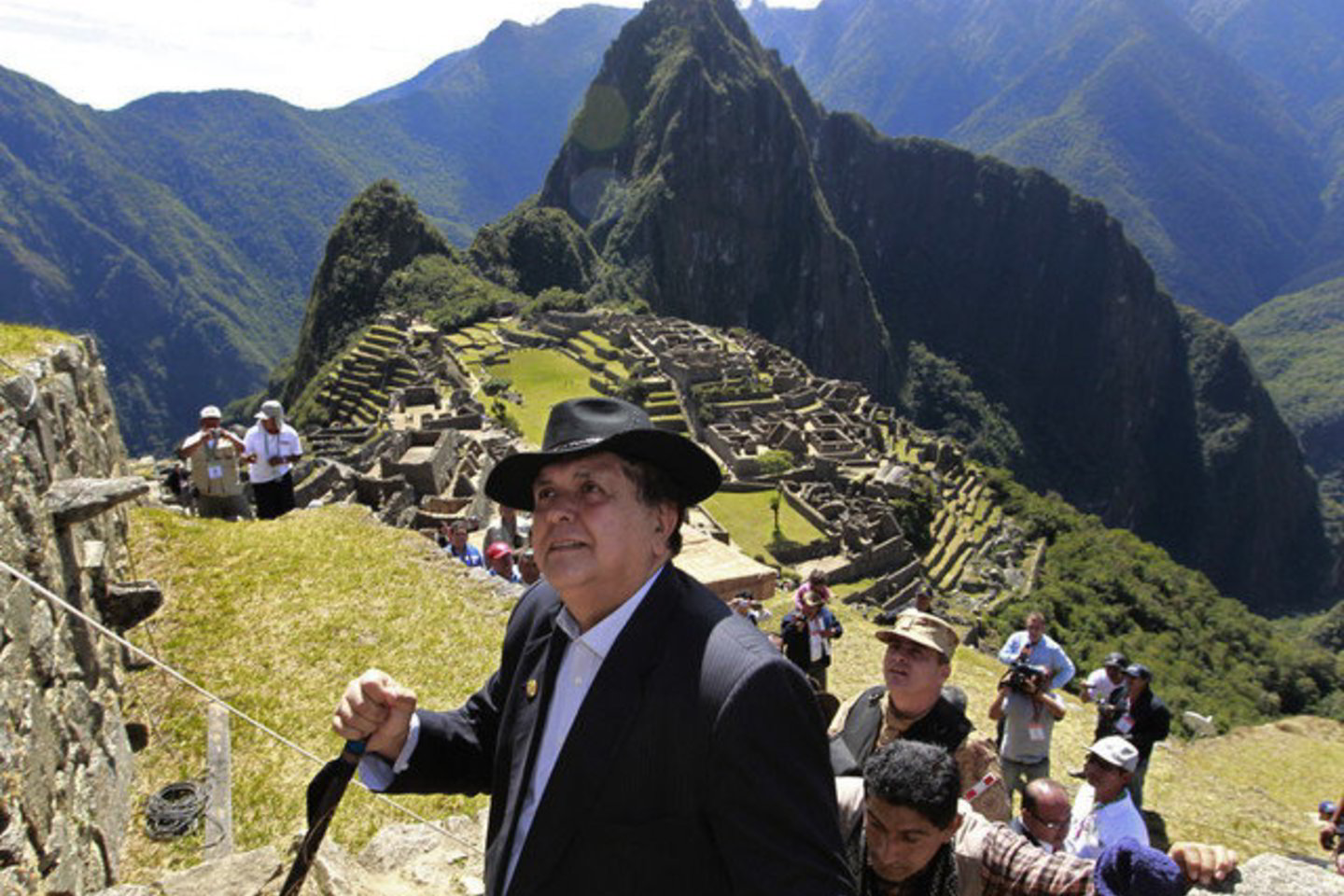 Peru presidentas A.Garcia aplankė Maču Pikču.