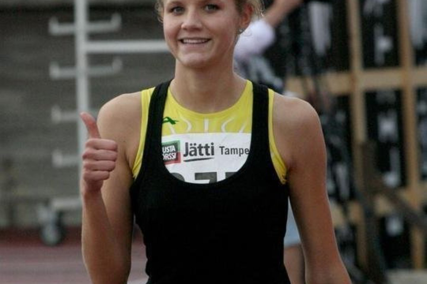 A.Palšytė - šuolininkė į aukštį.