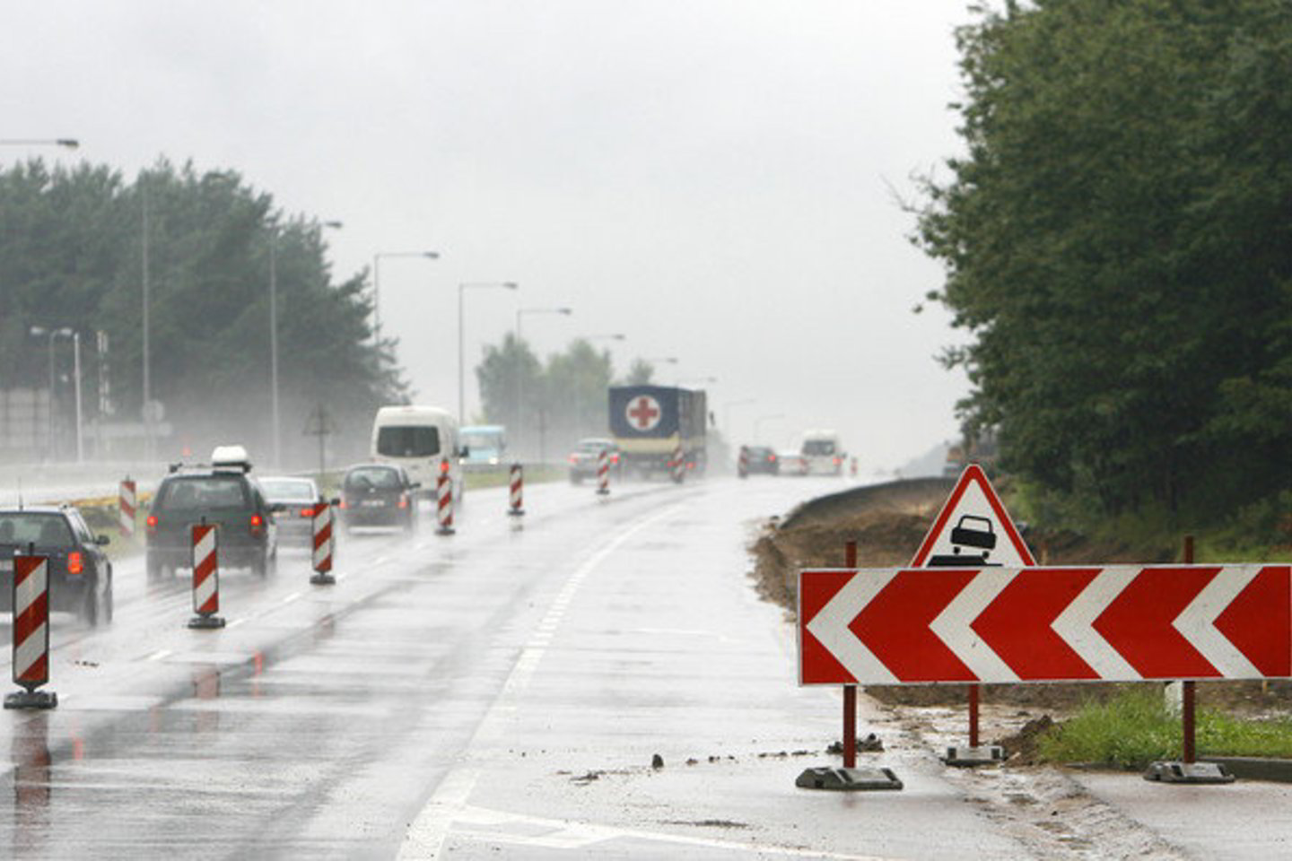 Prie Vilniaus ties Grigiškėmis rekonstruojamas apie 4 km ilgio magistralės ruožas.
