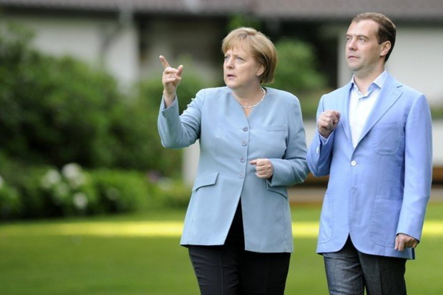 D.Medvedevas ir A.Merkel aptarė dabartinę Europos Sąjungos ekonominę situaciją.