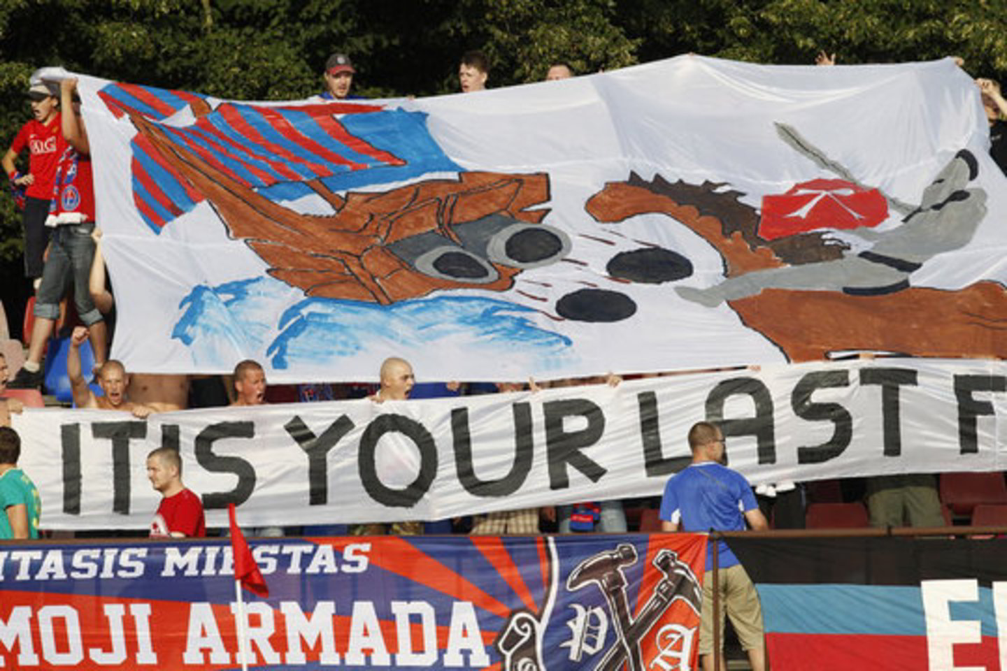 Panevėžio "Ekrano" sirgaliai "Pirmoji Armada" savo komandą palaikyti galės namų stadione.