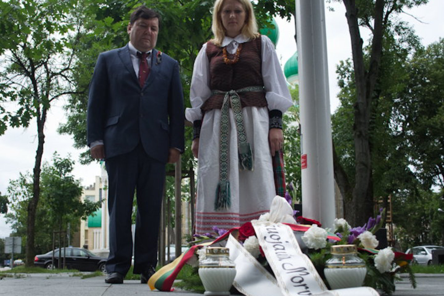 Ceremonijoje dalyvavo Seimo Užsienio reikalų komiteto pirmininkas Emanuelis Zingeris.