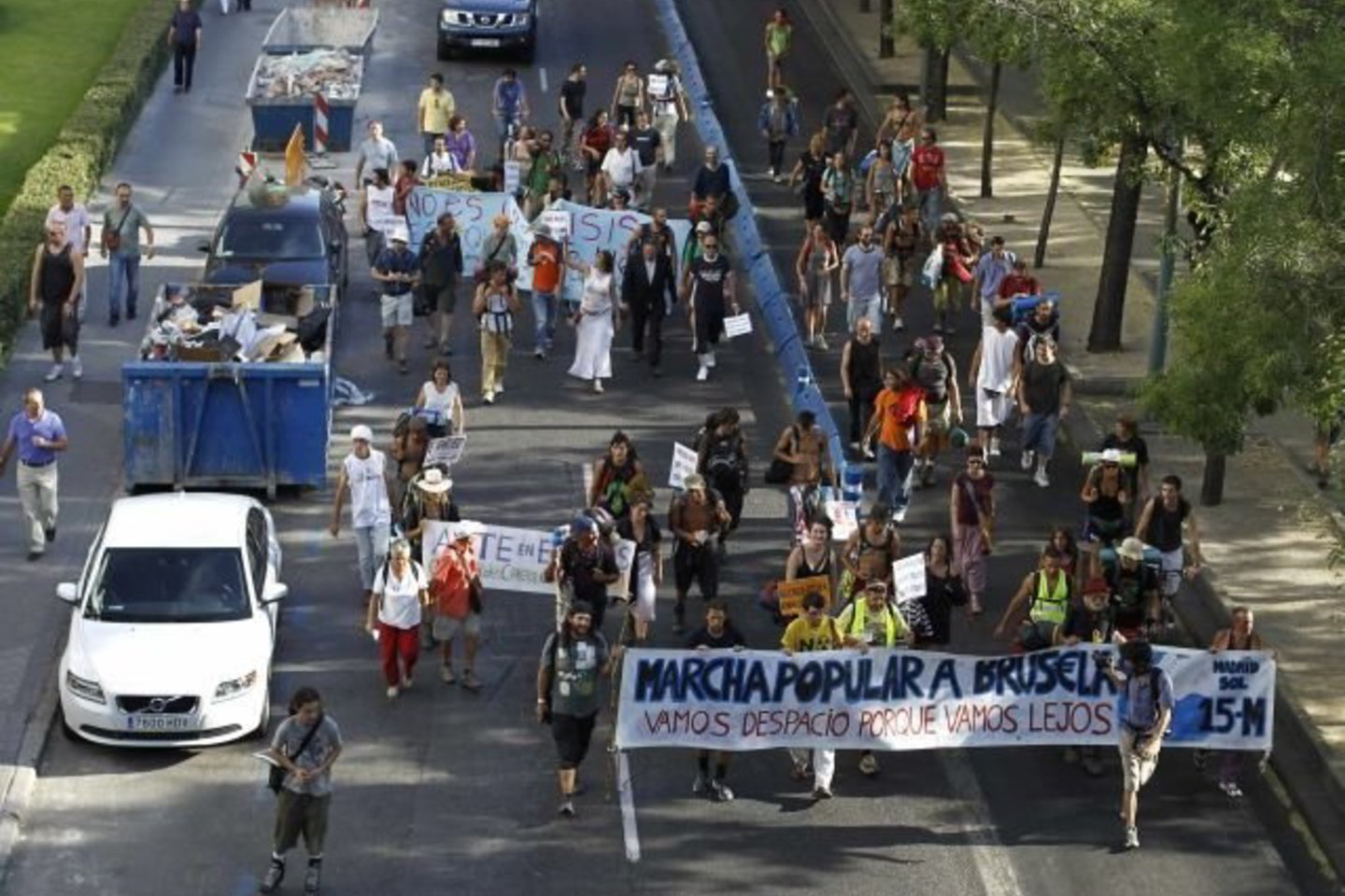 Protestuotojai žygiuos per tris šalis ir iki Briuselio turės nueiti daugiau nei 1500 kilometrų.