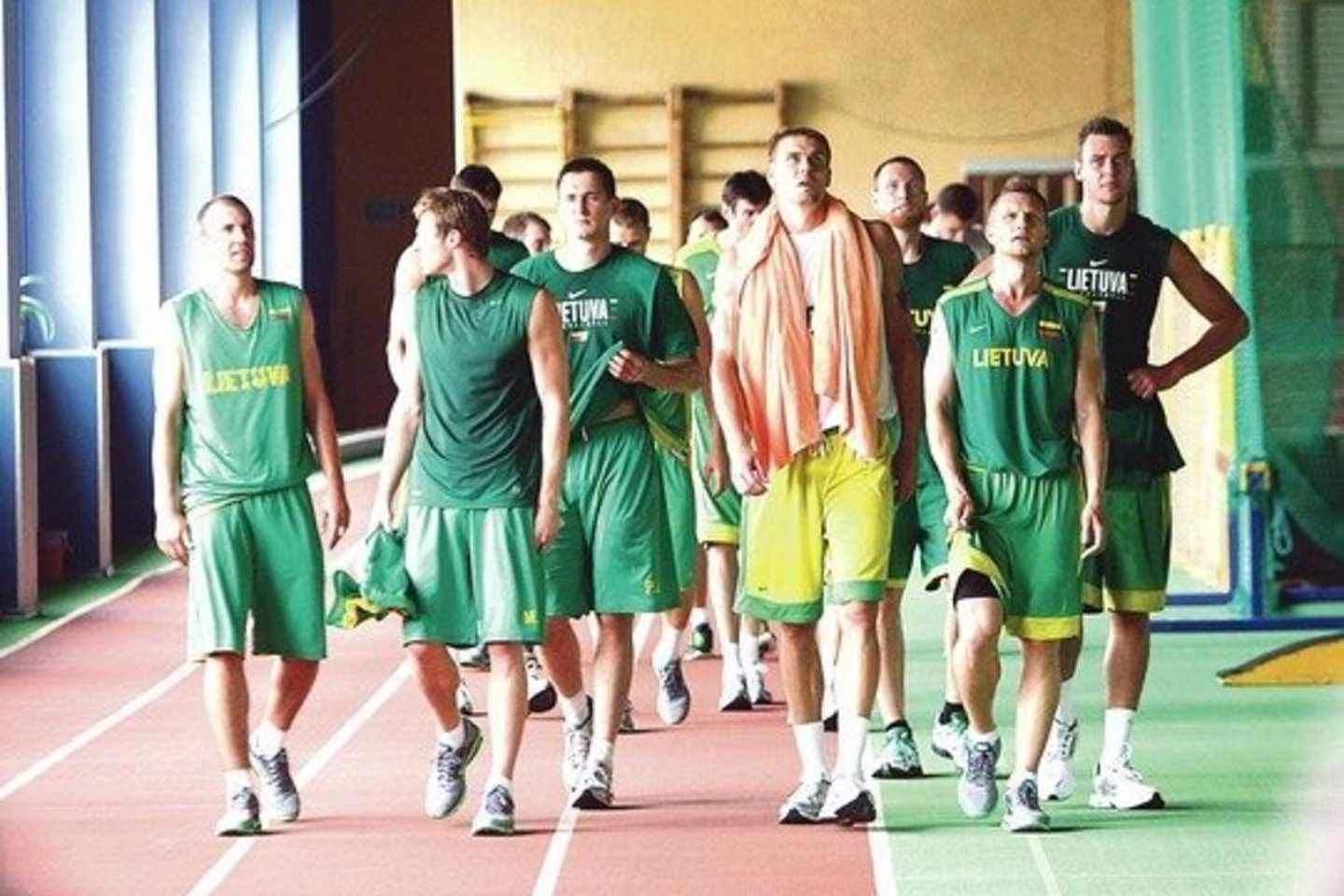 R.Kaukėnas (antras iš dešinės) prie rinktinės prisidėjo pirmą kartą nuo 2008-ųjų, kai dalyvavo Pekino olimpiadoje.