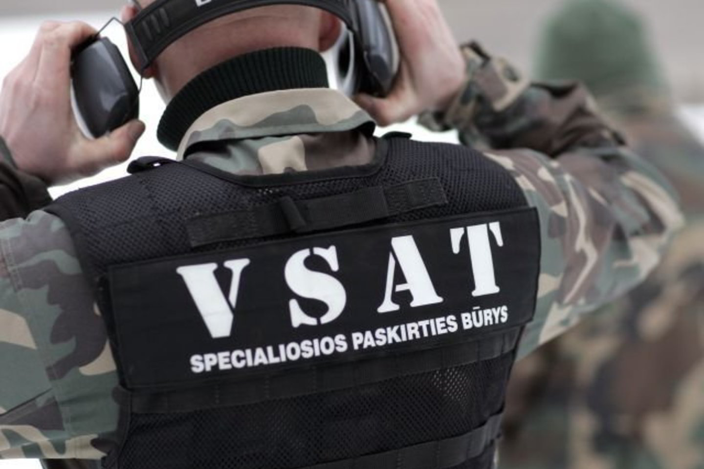 Operacijoje dalyvavo ir VSAT Specialiosios paskirties būrys.