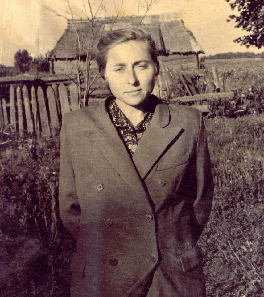 Partizanų pagalbininkė Jadvyga tremtyje Archangelsko srityje. 1953 m.