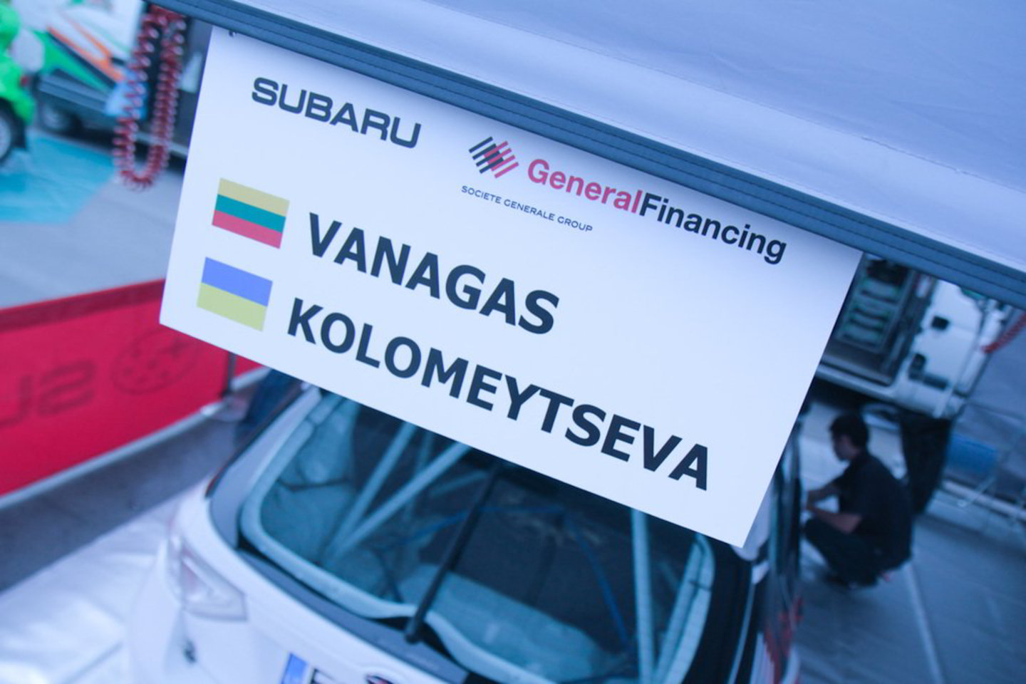 Vieta B.Vanago vadovaujamoje komandoje paruošta kūrybiškam ir originaliam ralio entuziastui