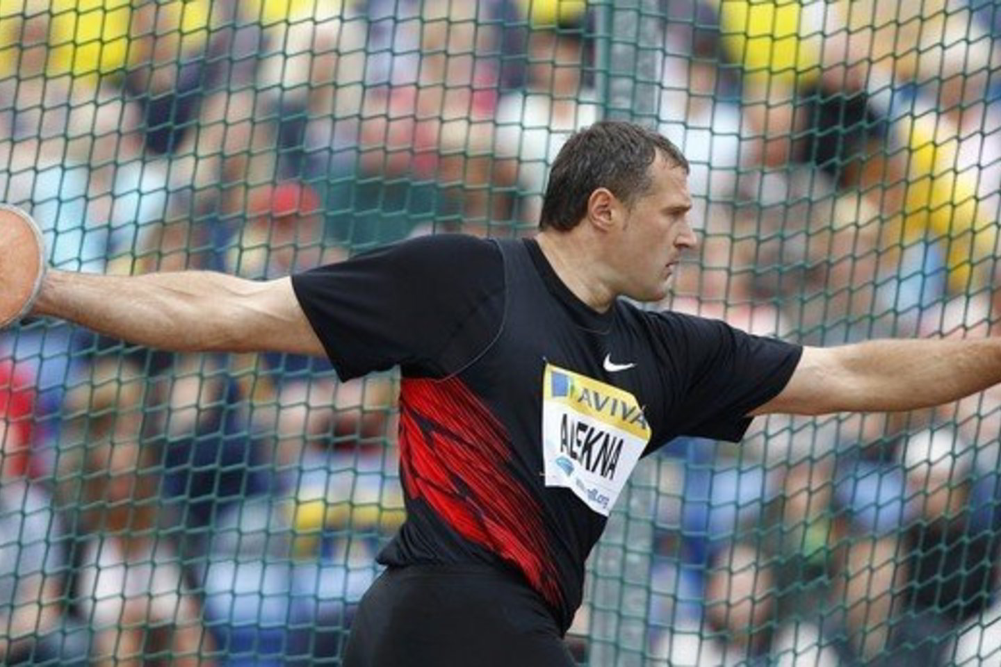 39-erių metų lietuvis sėkmingiausiu, ketvirtuoju, bandymu diską numetė 66 m 71 cm.