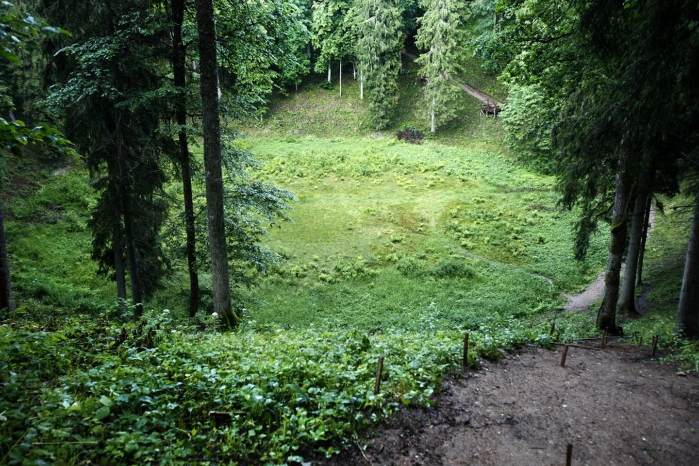 Manoma, jog tai gali būti ištirpusių ledynų ar termokarstinių reiškinių pasekmė, iškeliama ir kosminė meteorito versija.