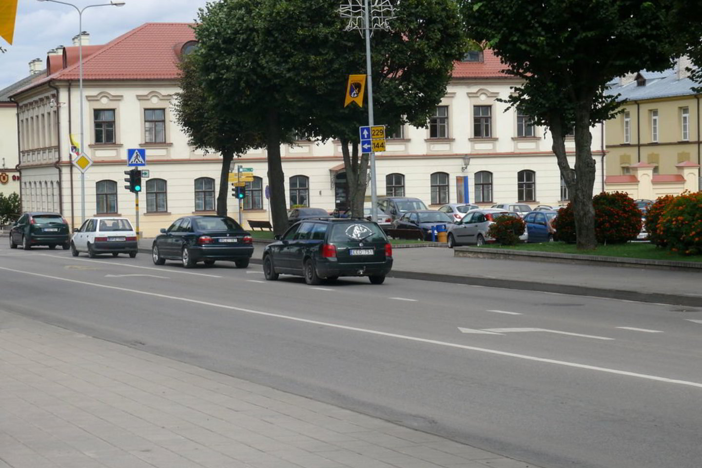Pagrindinė Kėdainių miesto gatvė – J. Basanavičiaus, kuria skries kamuolys.