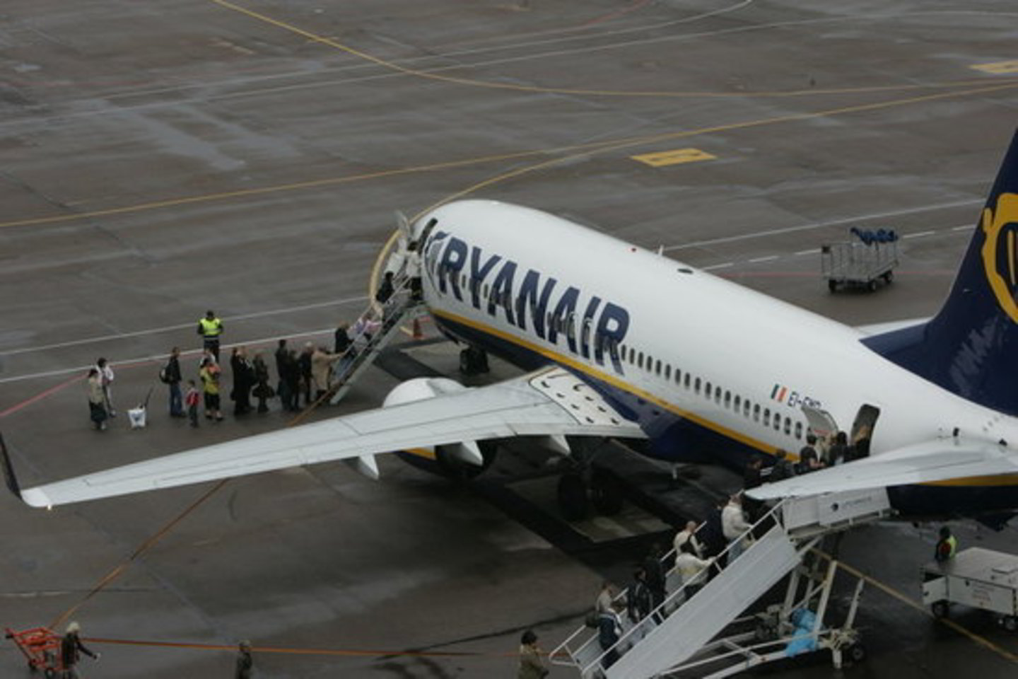 „Ryanair“ - viena iš pigių skrydžių bendrovių.