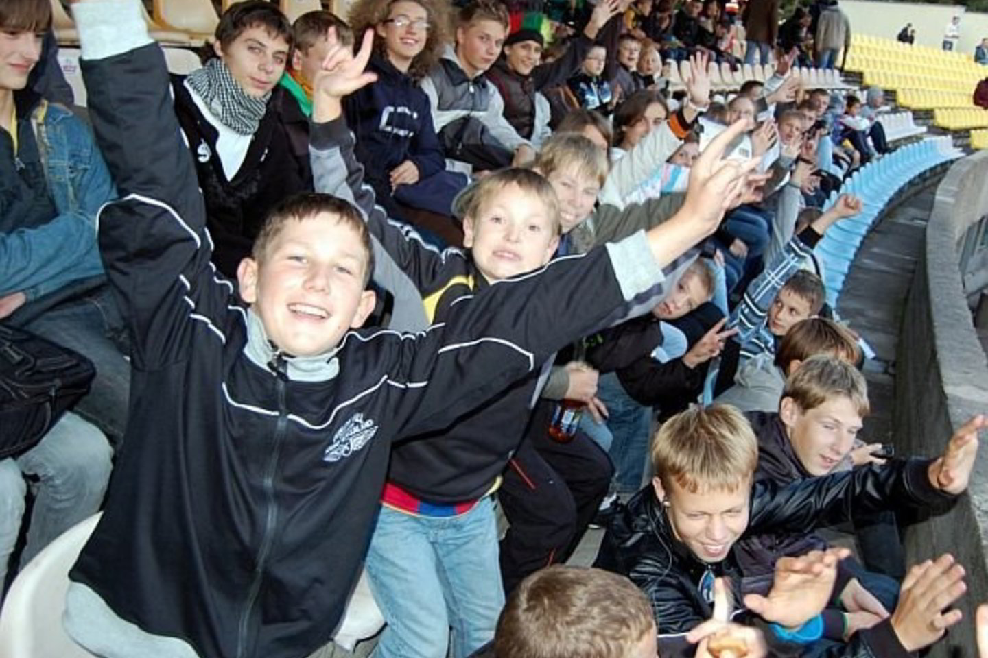 Stadione netrūks vaikų.