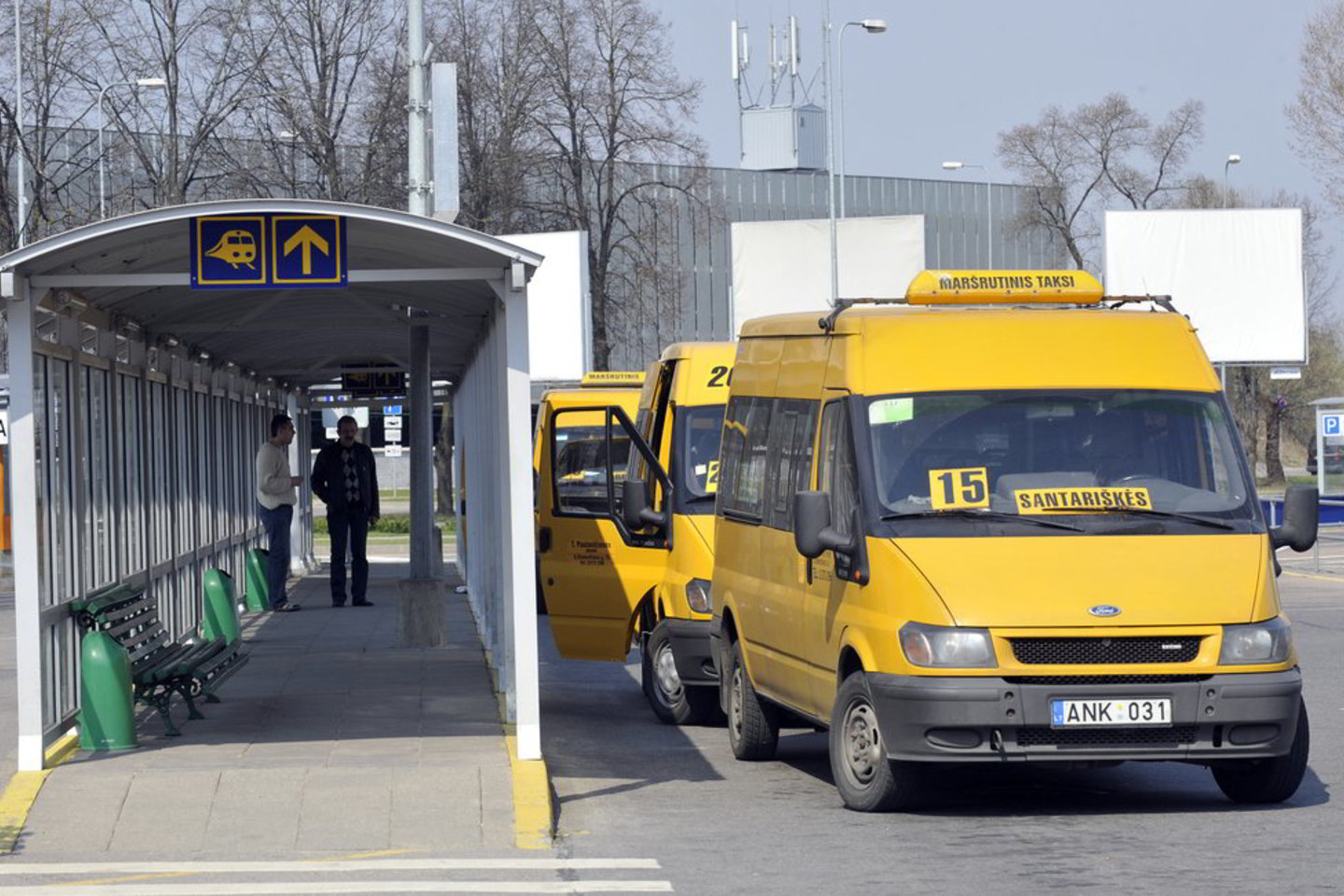Atlikti ir kontroliniai važiavimai maršrutiniais mikroautobusais, siekiant nustatyti vežamų keleivių skaičių.